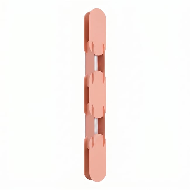 Applique murale Acier Pêche LED 1 Chain Couleur pêche <span itemprop=