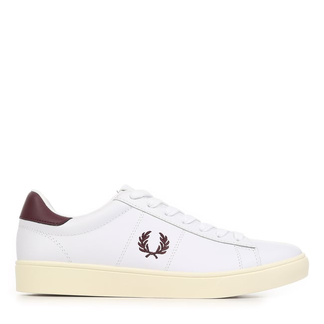 Baskets SPENCER LEATHER white <span itemprop=