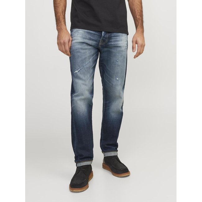 Jeans JACK & JONES Regular Fit RDD Royal RE 328 | 100% Cotone, Blu, Vestibilità Ampia