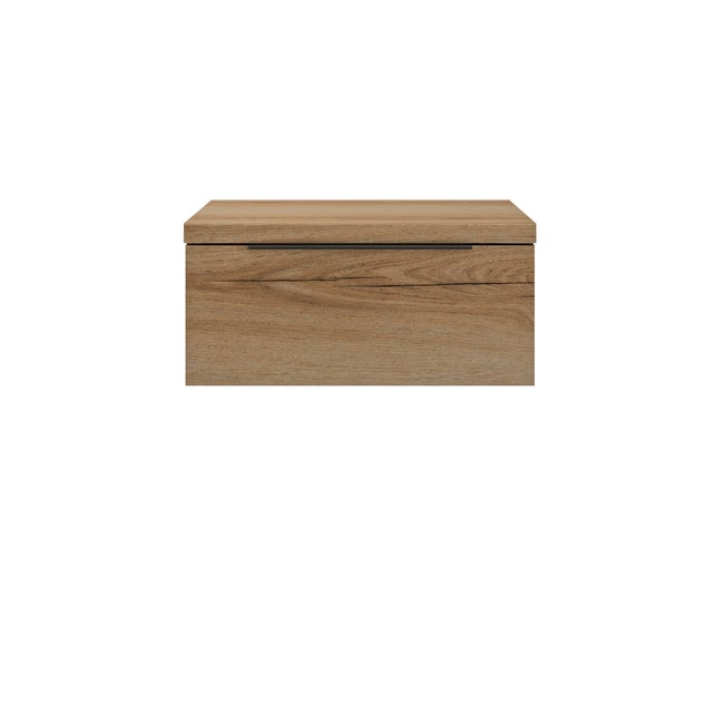 Chevet suspendu 1 tiroir Couleur marron <span itemprop=