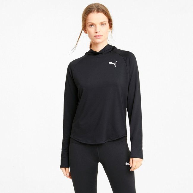 Sweat à capuche noir <span itemprop=