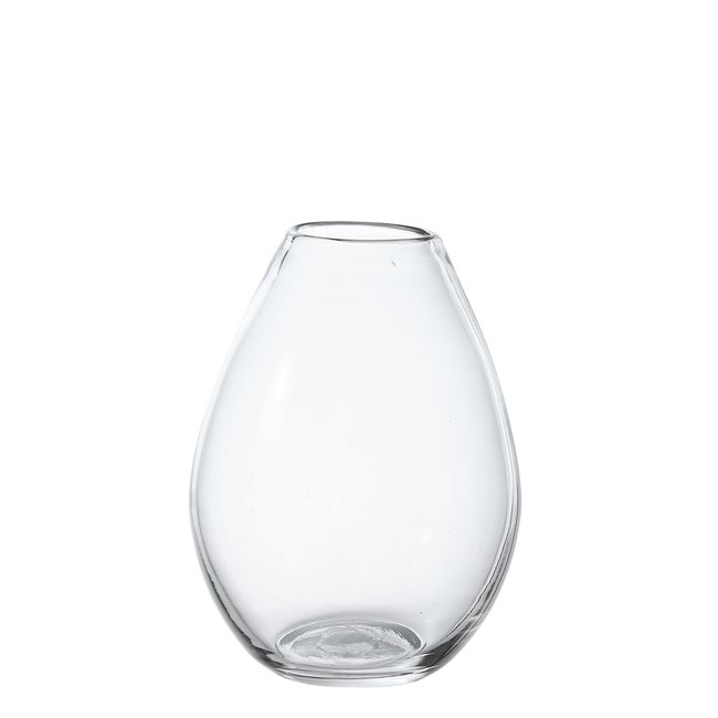 Vase décoratif en verre H21 Couleur transparent <span itemprop=