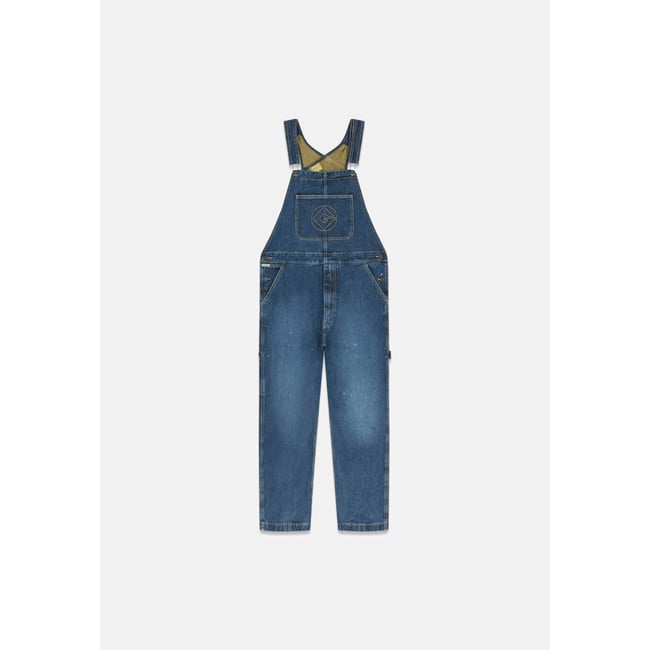 Gj X Minions Salopette En Denim bleu <span itemprop=
