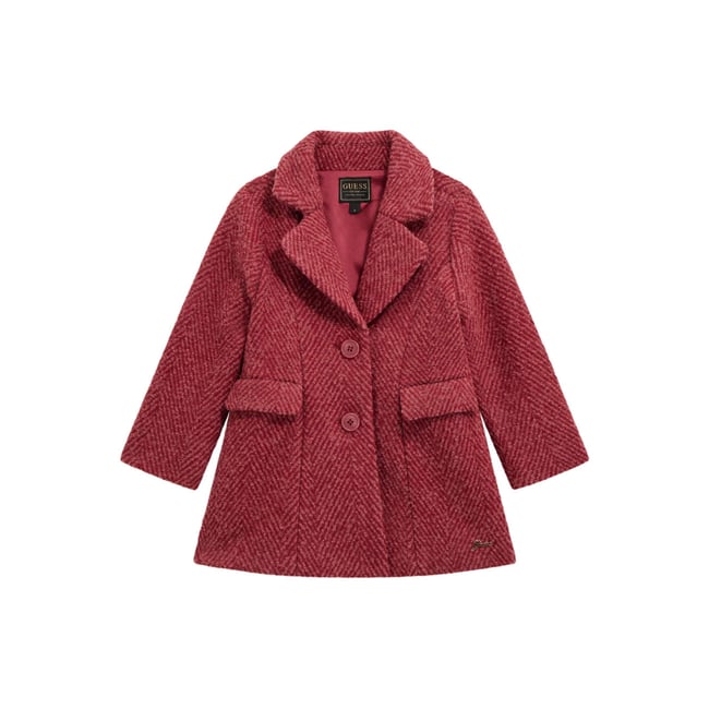 Manteau À Chevrons rouge <span itemprop=