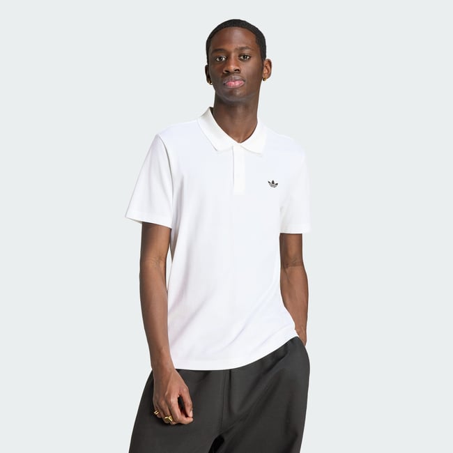 Polo T-Shirt Trèfle Essentials white <span itemprop=