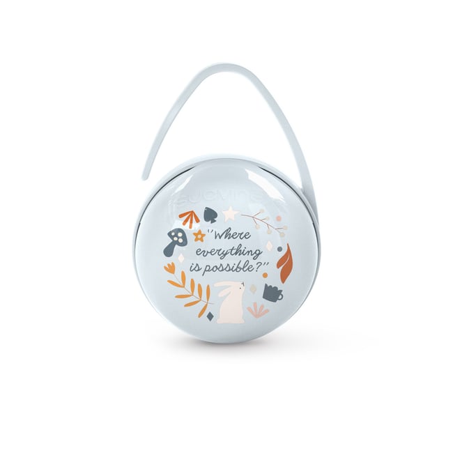 Porte-sucettes duo wonderland bleu <span itemprop=