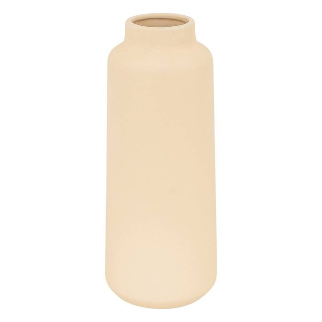Vase céramique H30 cm RILY Couleur beige <span itemprop=