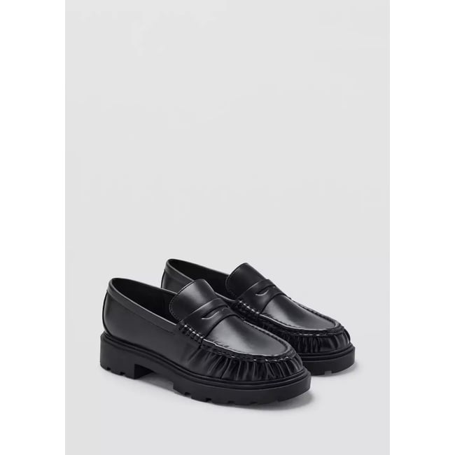 Mocassins classiques noir <span itemprop=