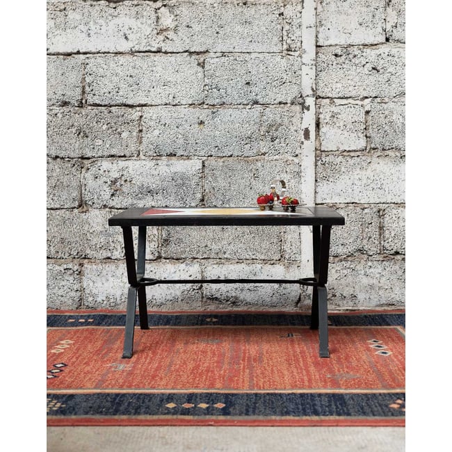 Table basse colorée d'extérieur Donna N°1047 - Bon état Couleur noir <span itemprop=