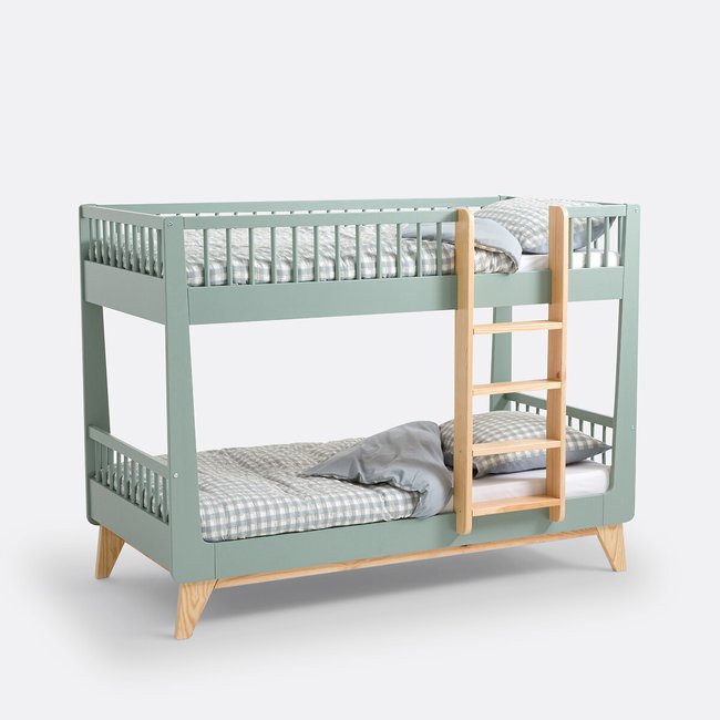 Etagenbett Willox graugrün <span itemprop=