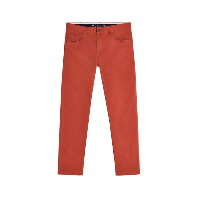 PANTALON REGULAR ROUILLE orange <span itemprop=