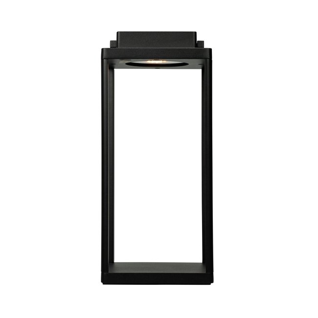 Lanterne en Aluminium rechargeable LUCCA Couleur noir mat <span itemprop=