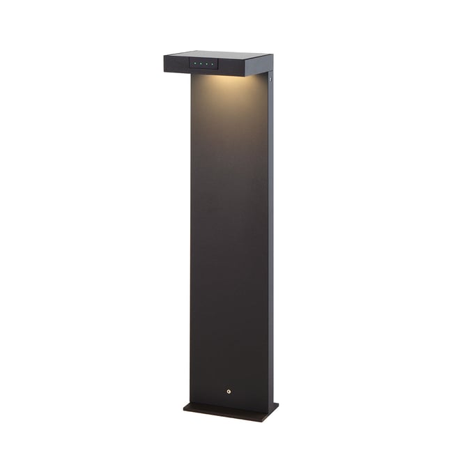Borne solaire aluminium ALA MAXI Couleur noir <span itemprop=