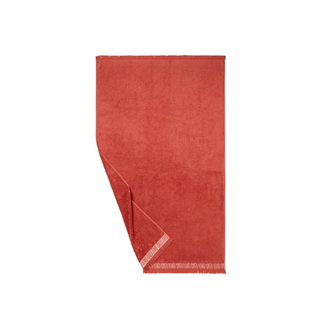 Drap de bain CALANCA terracotta <span itemprop=