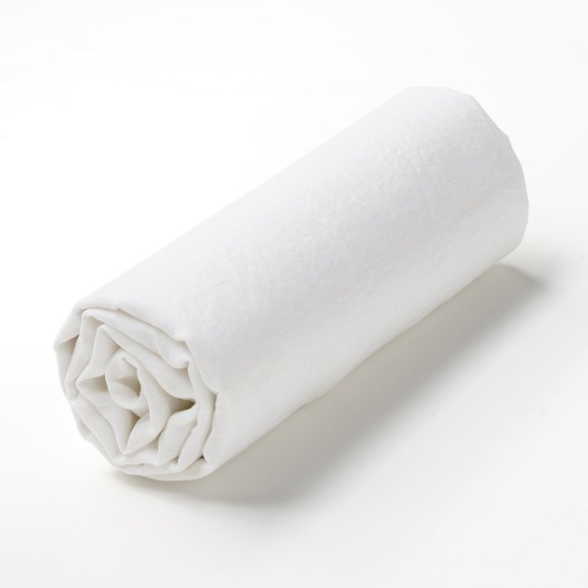 Elina Washed Linen Mattress Topper Fitted Sheet - AM.PM