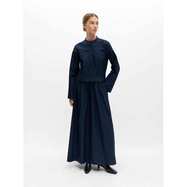 Robe Longue bleu - sky captain1 <span itemprop=