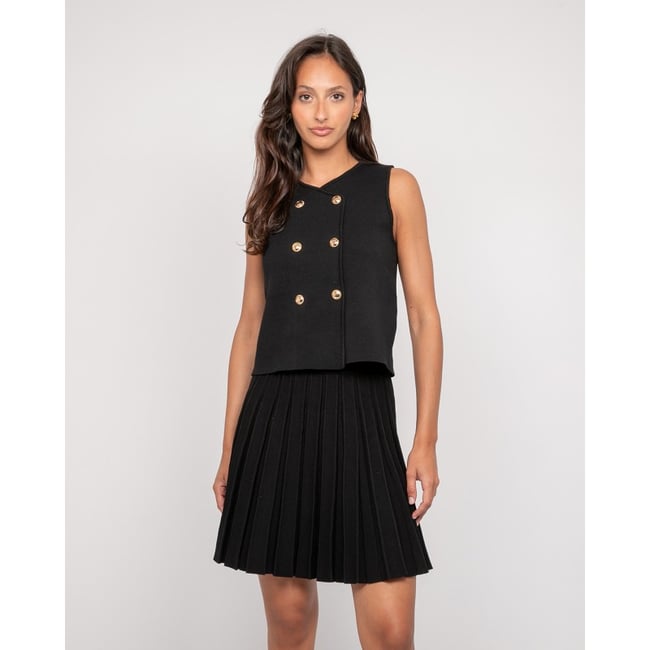Top Maille Sans Manches Futess - DONA LISA