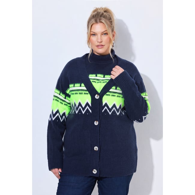 Cardigan motif norvégien - ULLA POPKEN
