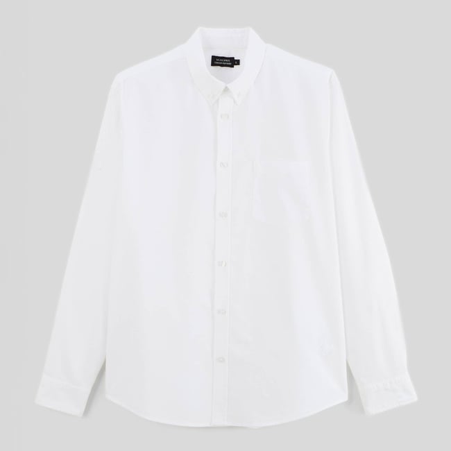 Chemise oxford en coton BIO GOTS - MONOPRIX