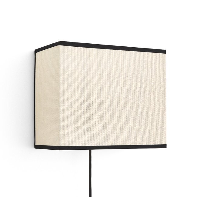 Come Jute Wall Light natural/black LA REDOUTE INTERIEURS