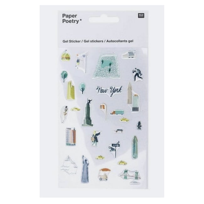 Stickers gel Travel the world - - RICO DESIGN