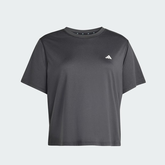 T-shirt d'entraînement col ras-du-cou Essentials Minimal black <span itemprop=
