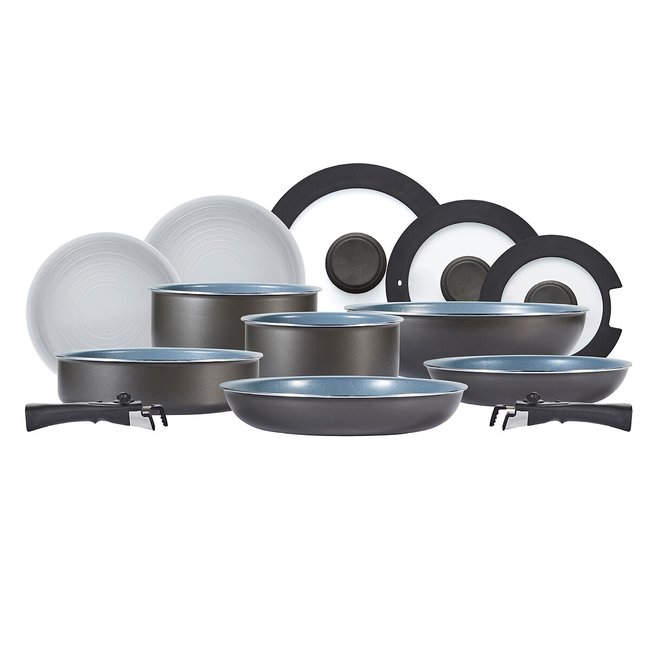 13-Piece Freedom Pan & Accessories Set, graphite, TOWER