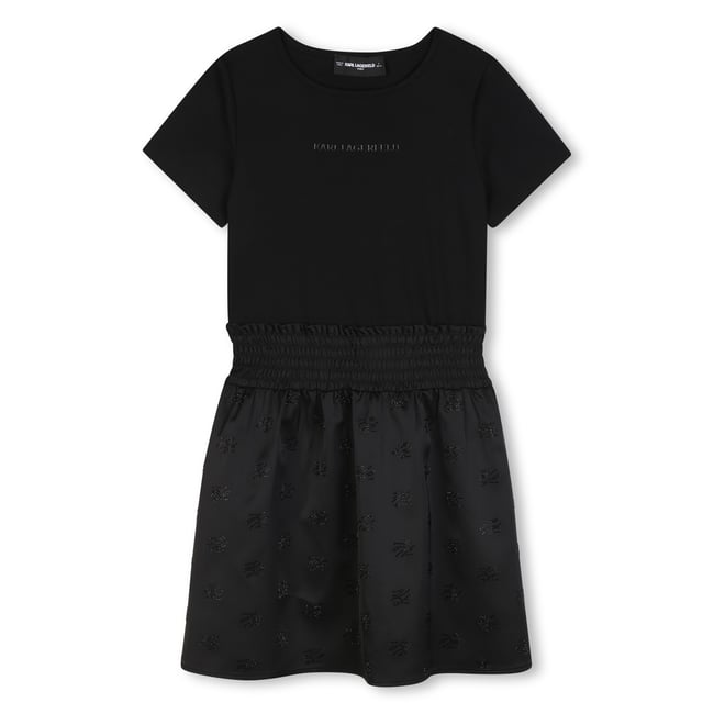 Robe manches courtes black <span itemprop=