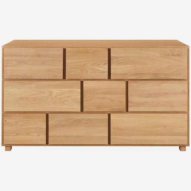 Commode bois HANITA Couleur naturel clair <span itemprop=