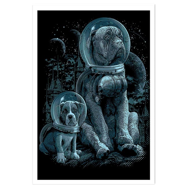 Affiche enfant la maison nous manquait - HEXOA