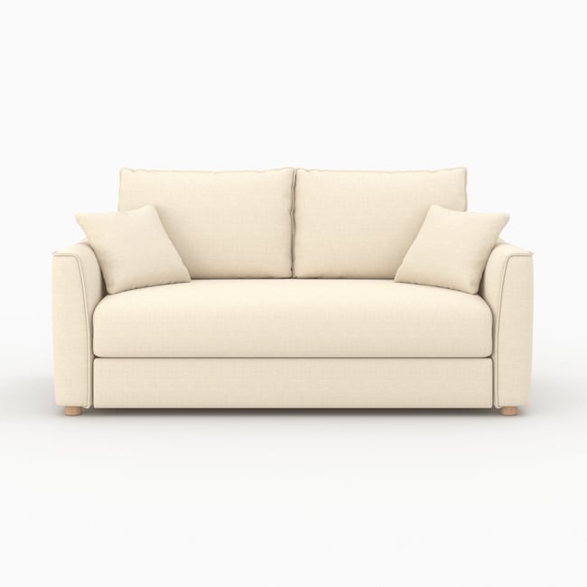 Canapé convertible en tissu texturé - OLYMPE - MAISON PAVANE