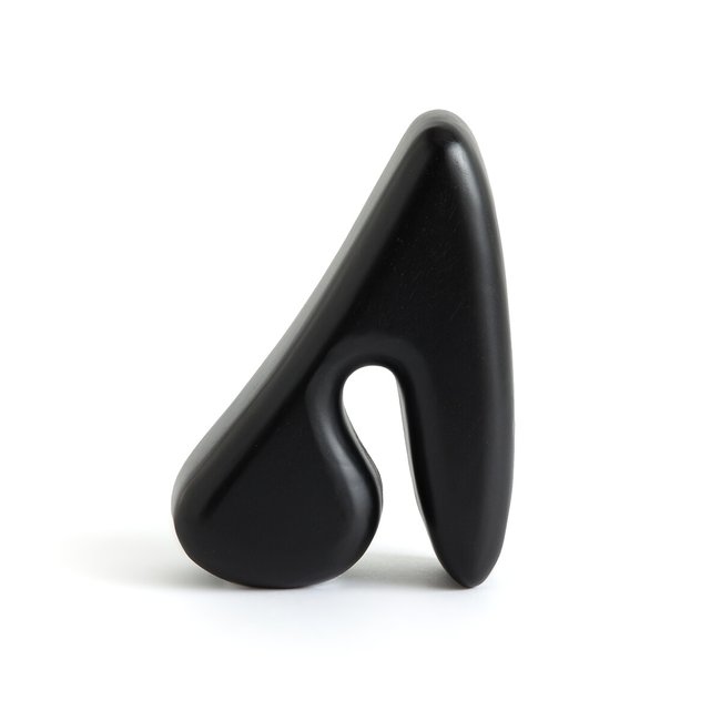 Figura de de mango teñida, Heliano negro <span itemprop=