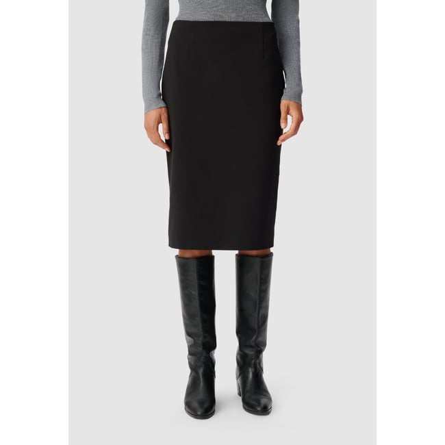 Jupe crayon noir <span itemprop=