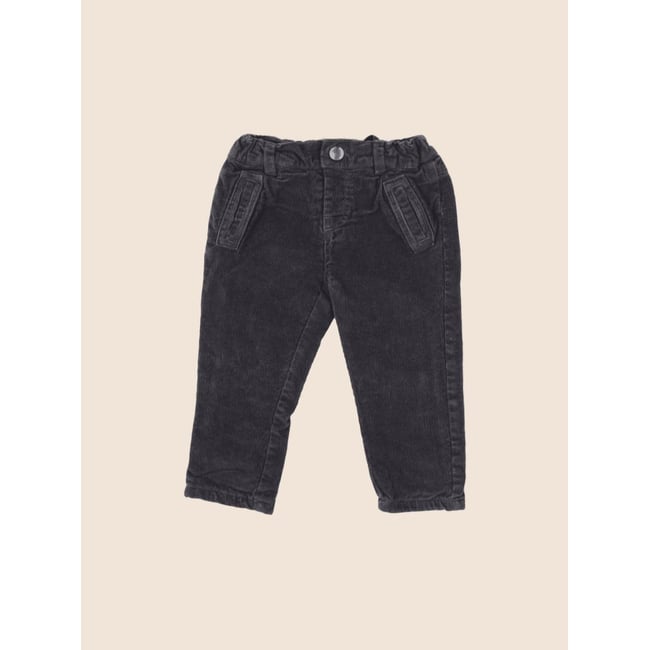 Pantalon - Très bon état gris <span itemprop=