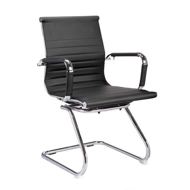 Fauteuil de bureau en simili polyuréthane, EXECUTIVE Couleur noir <span itemprop=