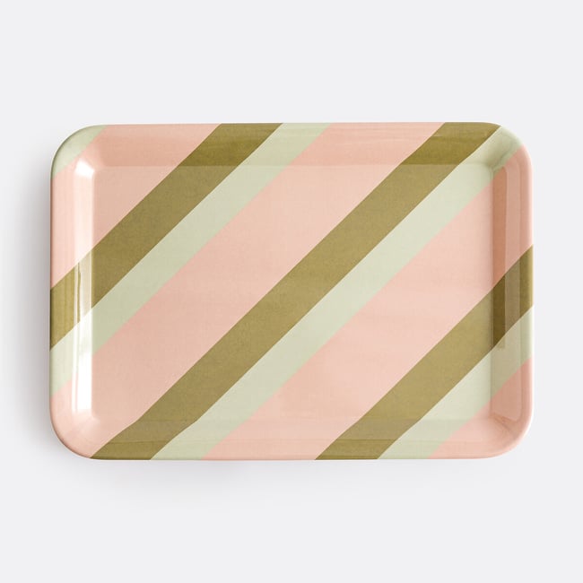 Taca prostokątna Abby Striped w paski LA REDOUTE INTERIEURS