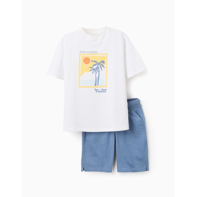 T-Shirt + Short en Coton - ZIPPY