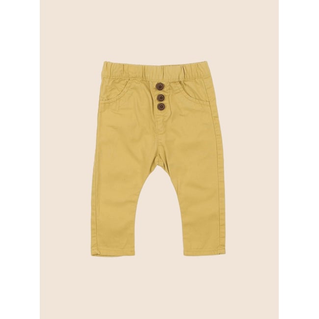 Pantalon - Très bon état jaune <span itemprop=