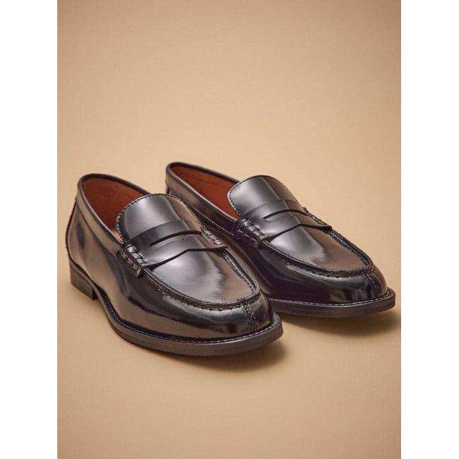 Mocassins cuir vernis - CYRILLUS