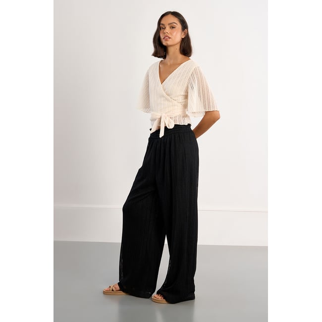 Pantalon large ajouré - LILI SIDONIO
