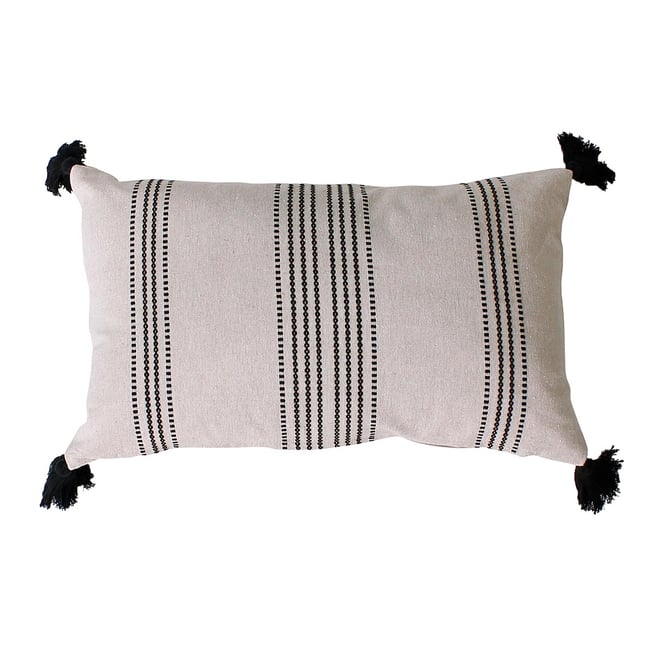 Coussin Linéa - Enjoy Home - 30 x 50 cm écru <span itemprop=