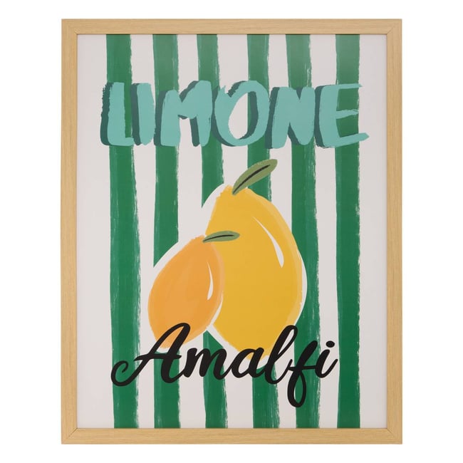 Affiche encadrée rectangulaire BERNY Couleur multicolore <span itemprop=