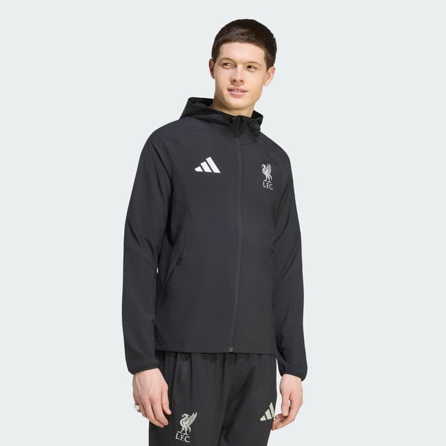 Coupe-Vent Zip Intégral Liverpool Fc Tiro Travel black <span itemprop=
