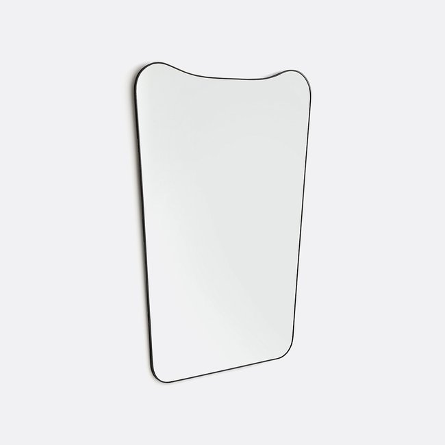 Uyova 90 X 65cm Brass Mirror, black, LA REDOUTE INTERIEURS