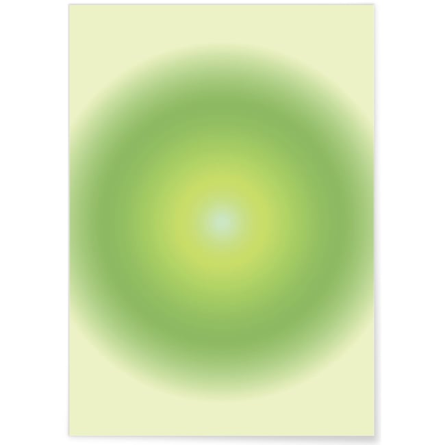 Affiche Aura verte Couleur blanc <span itemprop=
