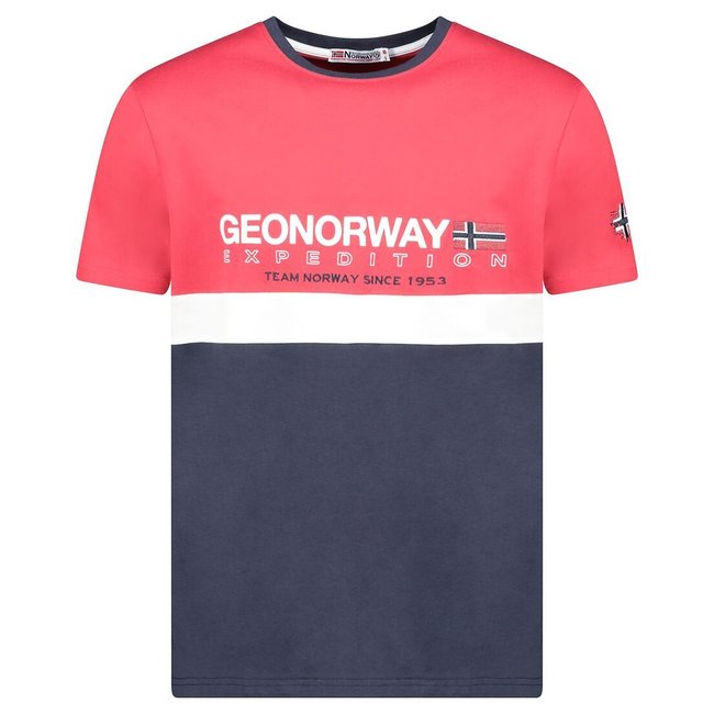 Jdouble Short Sleeve T-Shirt, red, GEOGRAPHICAL NORWAY