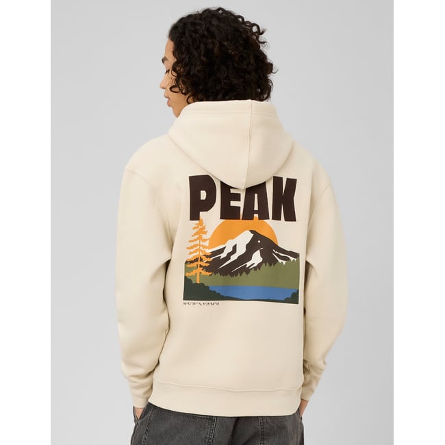 Sweat devant/dos blanc cassé <span itemprop=