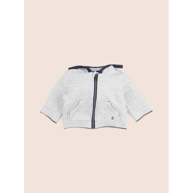 Sweat - Très bon état gris <span itemprop=