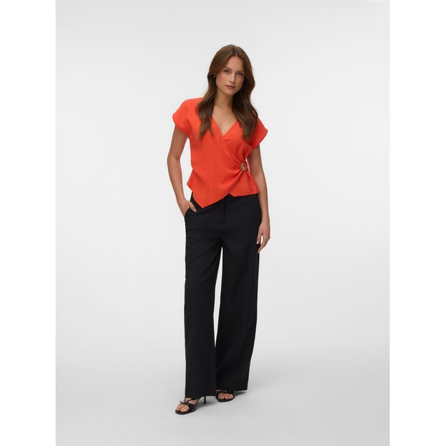 Blouse VMJULIETA Tops orange - spicy orange <span itemprop=