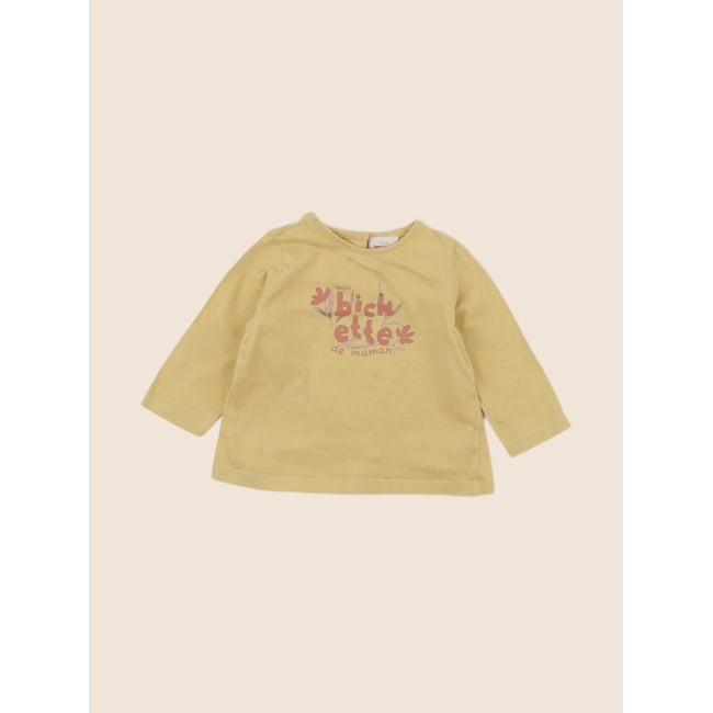 Tee-shirt - Très bon état jaune <span itemprop=